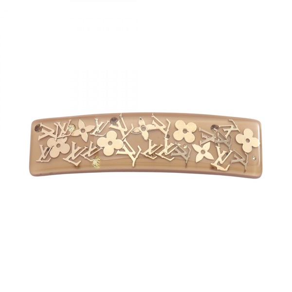 LOUIS VUITTON Inclusion Barrette Hair accessary M65305 GP Resin Pink Used Women