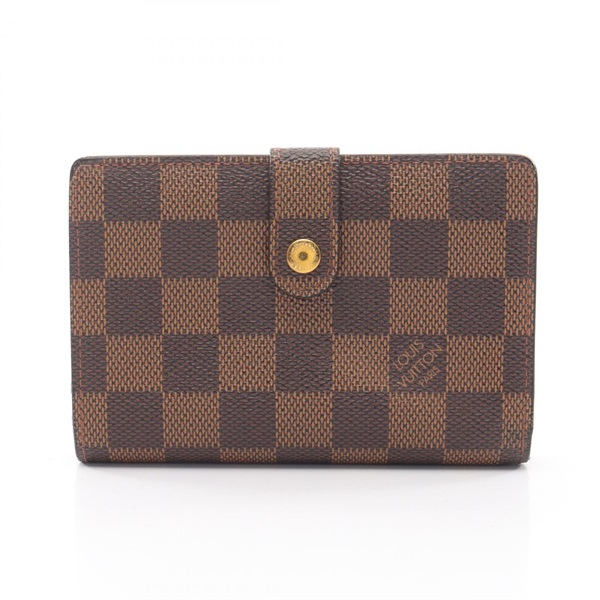 LOUIS VUITTON Porte-monnaie Biennois Bi-fold wallet M61663 Damier Ebene Used LV
