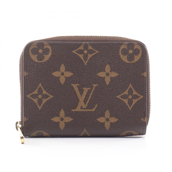 LOUIS VUITTON Zippy Coin Purse wallet M60067 Monogram canvas Brown Used Women LV