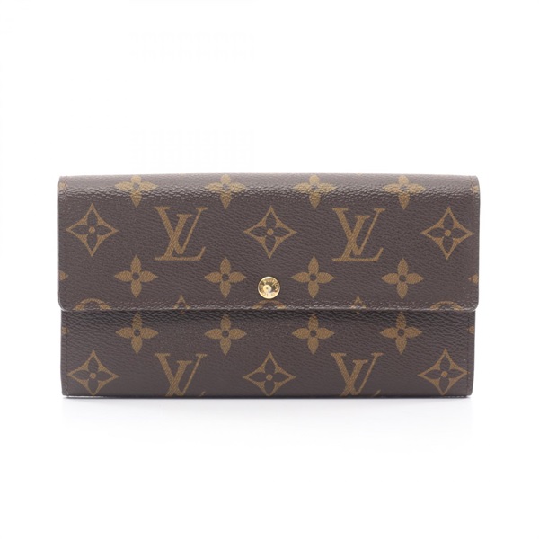 LOUIS VUITTON Portefeuille Sarah Bifold purse M61734 Monogram leather brown LV