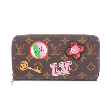 LOUIS VUITTON Zippy Wallet LV Street Purse M63392 Monogram patch canvas Used LV