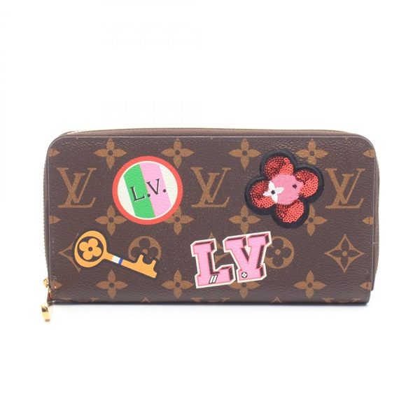LOUIS VUITTON Zippy Wallet LV Street Purse M63392 Monogram patch canvas Used LV