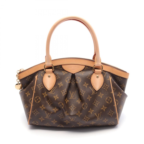 LOUIS VUITTON Tivoli PM Hand bag M40143 Monogram leather Brown Used