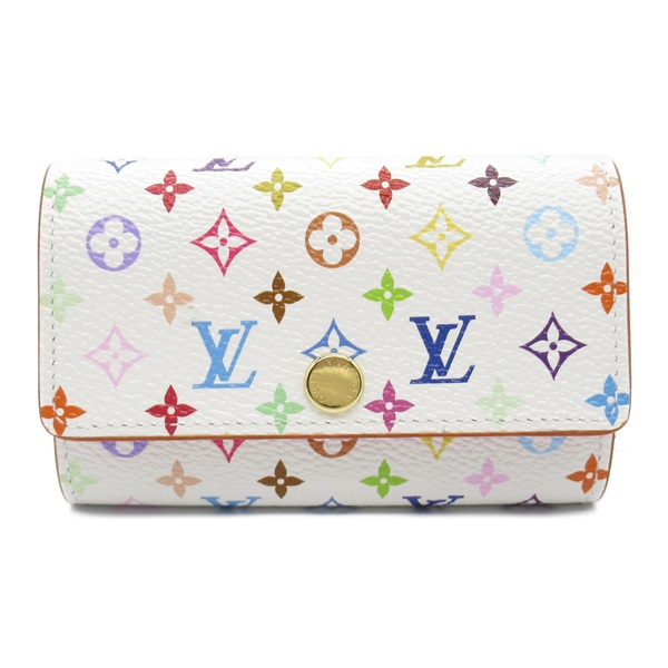 LOUIS VUITTON xTM Multicles6 key holder M14092 Monogram Multicolore White Used