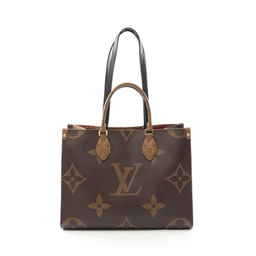 LOUIS VUITTON On the Go MM Tote shoulder tote Bag M45321 Monogram Giant Reverse
