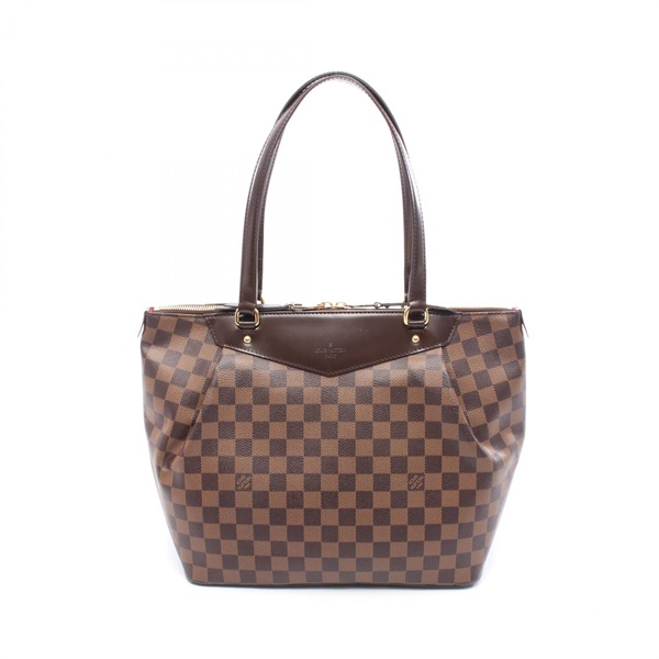 LOUIS VUITTON Westminster GM Tote Bag N41103 Damier canvas leather Ebene Used LV