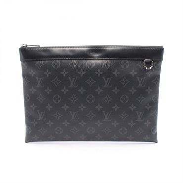 LOUIS VUITTON Pochette Discovery Clutch bag Pouch M62291 Monogram eclipse Used