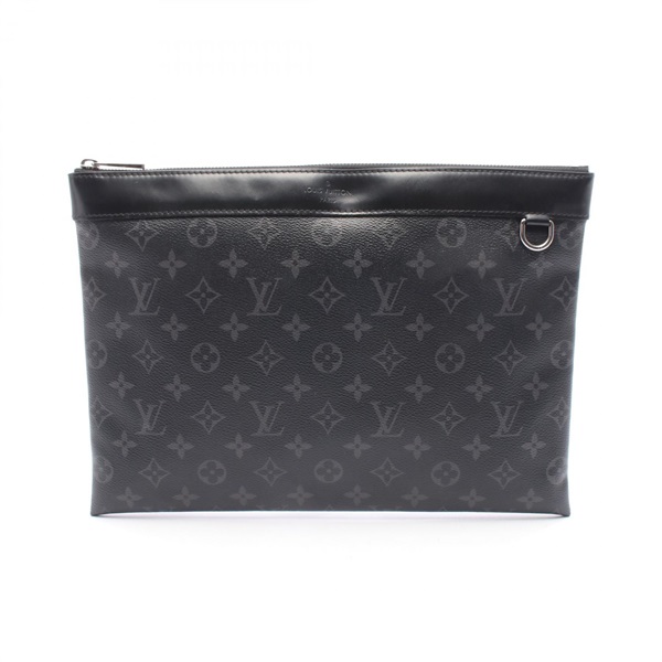 LOUIS VUITTON Pochette Discovery Clutch bag Pouch M62291 Monogram eclipse Used