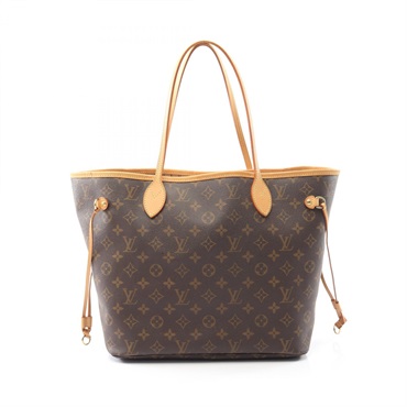 LOUIS VUITTON Neverfull MM Shoulder Tote Bag M40156 Monogram canvas Brown Used