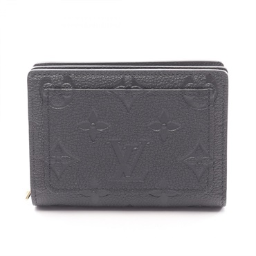 LOUIS VUITTON Portefeuille Claire Bi-fold wallet M80151 Monogram empreinte Black