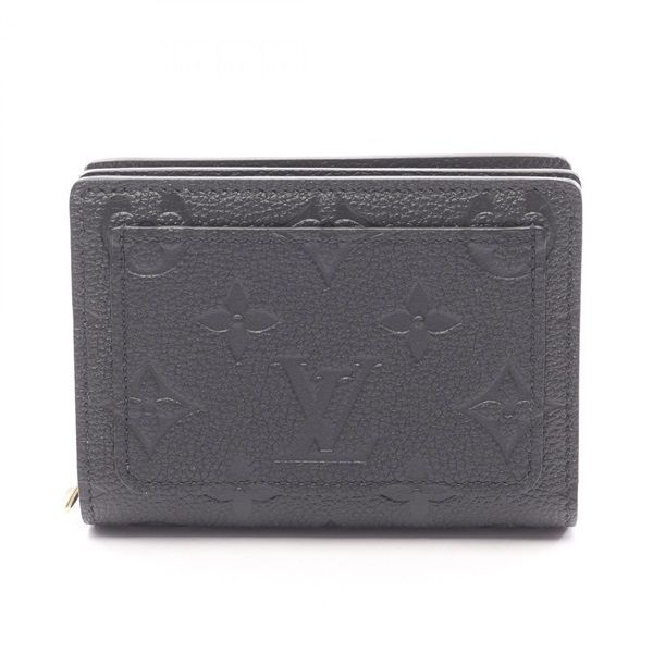 LOUIS VUITTON Portefeuille Claire Bi-fold wallet M80151 Monogram empreinte Black