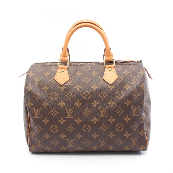 LOUIS VUITTON Speedy 30 Handbag M41526 Monogram canvas leather Brown Used Women