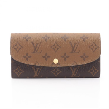 LOUIS VUITTON Portefeuille Emily Bifold purse M82157 Monogram Reverse Used LV