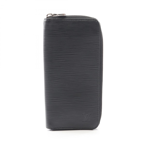 LOUIS VUITTON Zippy Around wallet Vertical M60965 Epi leather Black Used mens LV