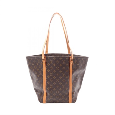 LOUIS VUITTON Sac Shopping Shoulder Tote Bag M51108 Monogram canvas leather Used