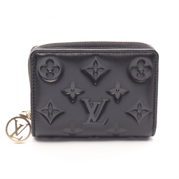 LOUIS VUITTON Portefeuille Lou Bi-fold Wallet Purse M81599 Monogram Emboss Used