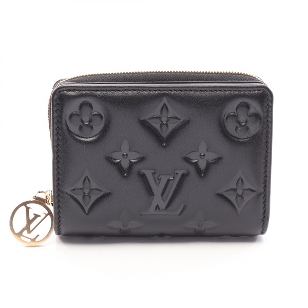 LOUIS VUITTON Portefeuille Lou Bi-fold Wallet Purse M81599 Monogram Emboss Used
