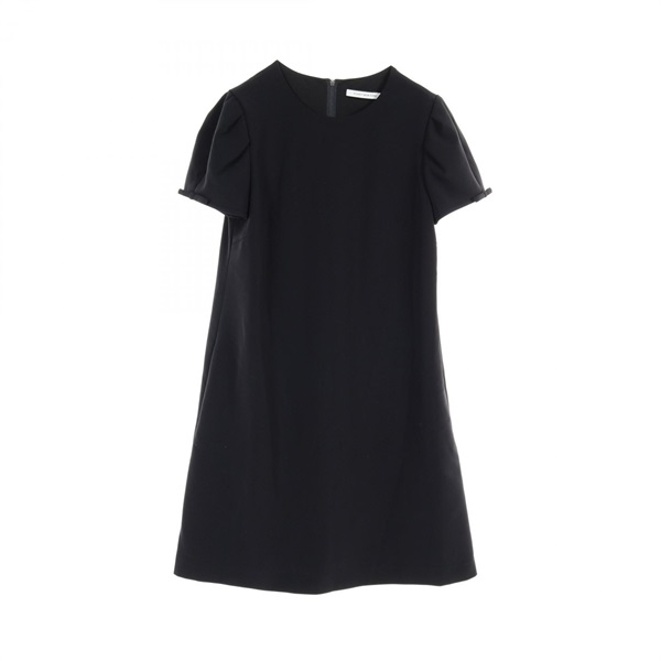 FOXEY Dress 37803-NAOFN131PR polyester Navy Used Women size 38