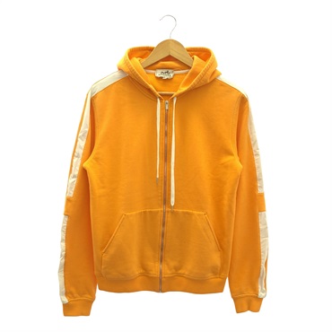 HERMES Hoodie jacket zip up cotton Orange Used Women size S Women