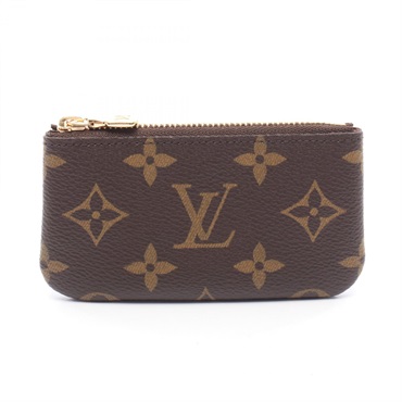 LOUIS VUITTON Pochette Cre coin purse M62650 Monogram canvas Brown Used unisex