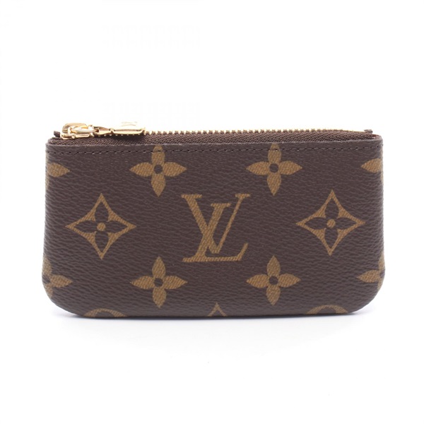 LOUIS VUITTON Pochette Cre coin purse M62650 Monogram canvas Brown Used unisex