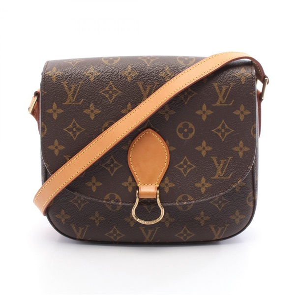 LOUIS VUITTON Saint Cloud GM Shoulder Bag M51242 Monogram canvas leather Used