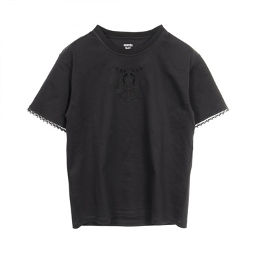HERMES T-shirt Tops cotton Black Used Women size 34