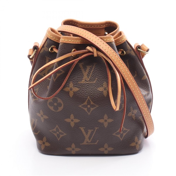 LOUIS VUITTON Nano Noe Crossbody Shoulder Bag M41346 Monogram canvas Used LV
