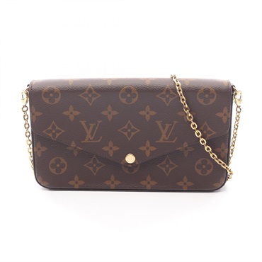 LOUIS VUITTON Pochette Felicie chain Shoulder Bag M81896 Monogram canvas Used LV