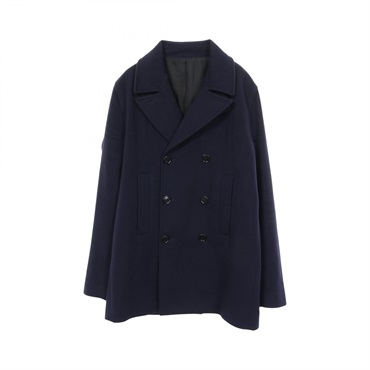 Christian Dior short pea coat #52 cashmere Navy Used mens