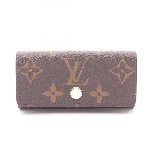 LOUIS VUITTON Multicles 4 Key holder M28301 Monogram Citrus canvas Yellow Used