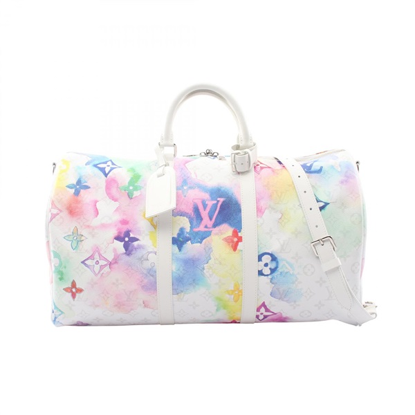 LOUIS VUITTON Keepall Bandouliere 50 travel hand bag M45758 Monogram Watercolor