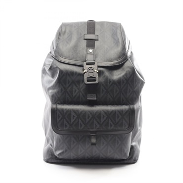 Christian Dior HIT THE ROAD Small CD Diamond Rucksack Backpack canvas Used