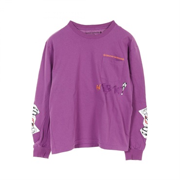 CHROME HEARTS Chrome MATTY BOY I WANT MORE NOT LESS T-shirt cotton #L Purple men