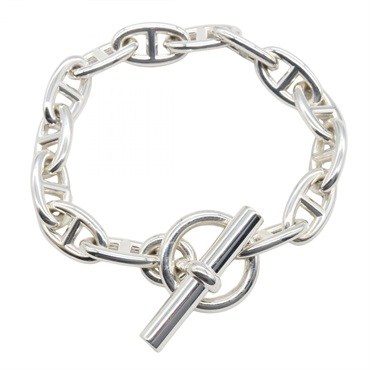 HERMES Chaine d'Ancre GM 14 links Bracelet Silver925 Used unisex