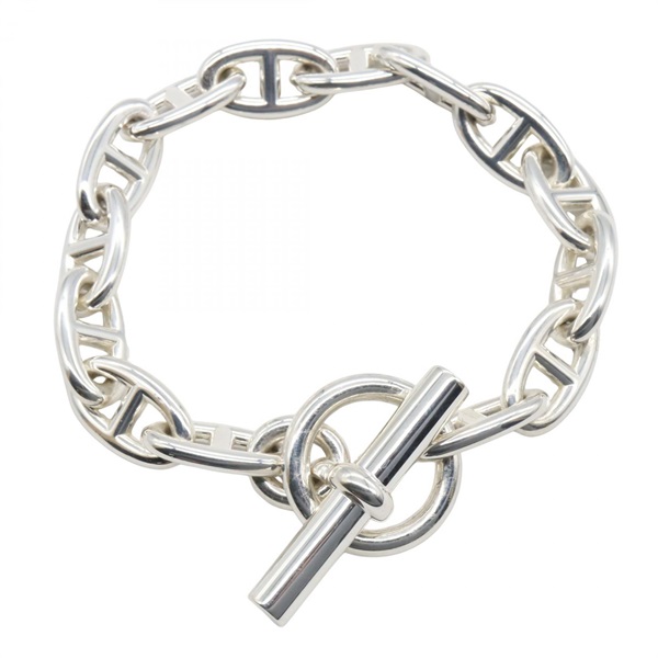 HERMES Chaine d'Ancre GM 14 links Bracelet Silver925 Used unisex