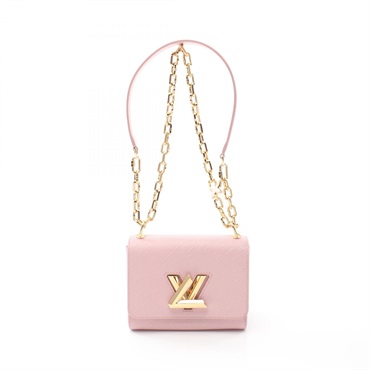 LOUIS VUITTON Twist PM chain Shoulder Bag M21027 Epi leather Rose valerine Used