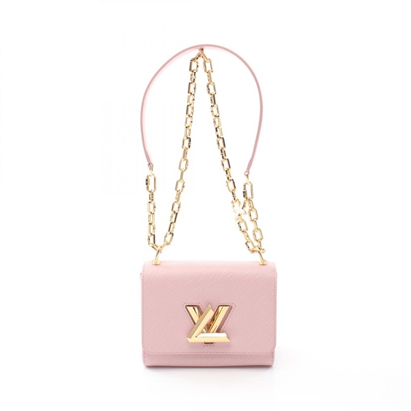 LOUIS VUITTON Twist PM chain Shoulder Bag M21027 Epi leather Rose valerine Used