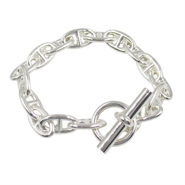 HERMES Chaine d'Ancre GM Bracelet 16 frames Silver925 unisex