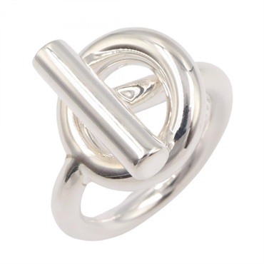 HERMES Echappee MM Ring Silver925 Women US size #5.75