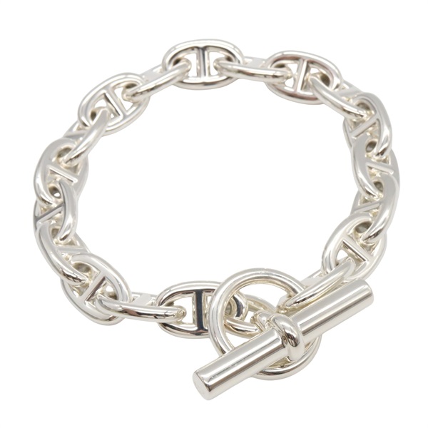 HERMES Chaine d'Ancre MM 18 links Bracelet Silver925 Used unisex