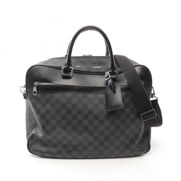 LOUIS VUITTON Overnight Briefcase business bag N41004 Damier graphite leather LV