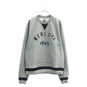 Berluti Sweat Pullover R25JRL82 cotton Gray Used Size S Unisex