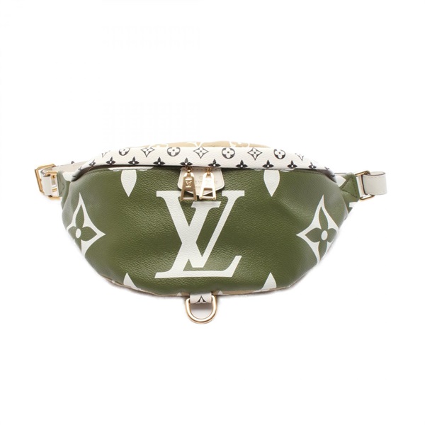 LOUIS VUITTON Bum MM Waist belt bag M44611 Monogram Giant leather Khaki beige