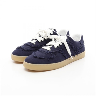 Miu Miu logo sneakers 5E325E denim Navy Size 39 Used Women