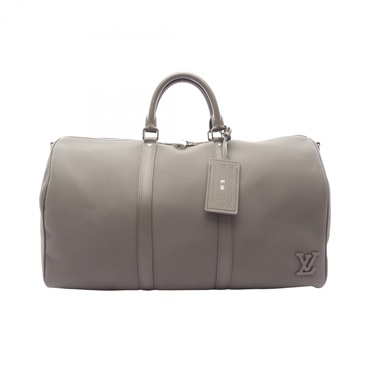 LOUIS VUITTON Keepall Bandouliere 50 Hand bag M21536 Taurillon leather Khaki LV