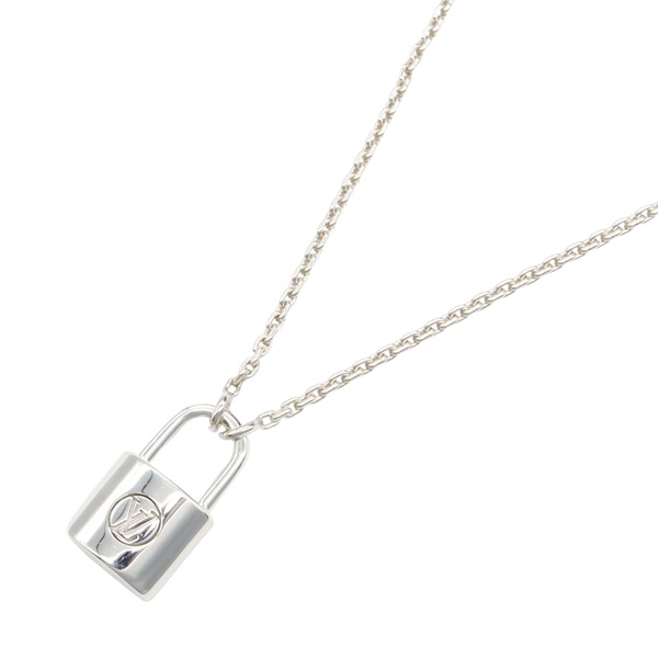 LOUIS VUITTON Pandantif Lockit Necklace Pendant Silver925 Used Unisex LV