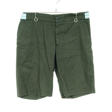 HERMES Half Pants MP02/00H cotton Green Used mens size 44