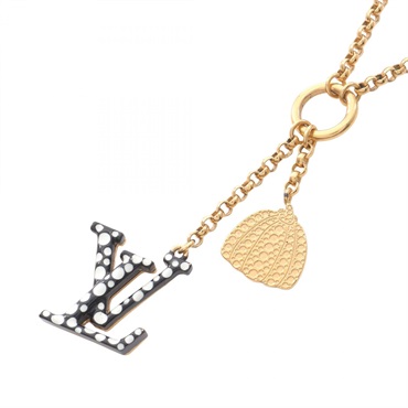 LOUIS VUITTON × yayoi kusama LV Iconic Infinity Dots Necklace Gold Plated used
