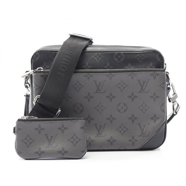 LOUIS VUITTON Trio Messenger Shoulder Bag M69443 Monogram eclipse reverse used